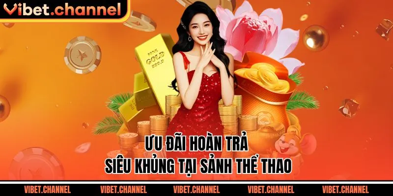 Ưu đãi hoàn trả siêu khủng tại sảnh thể thao